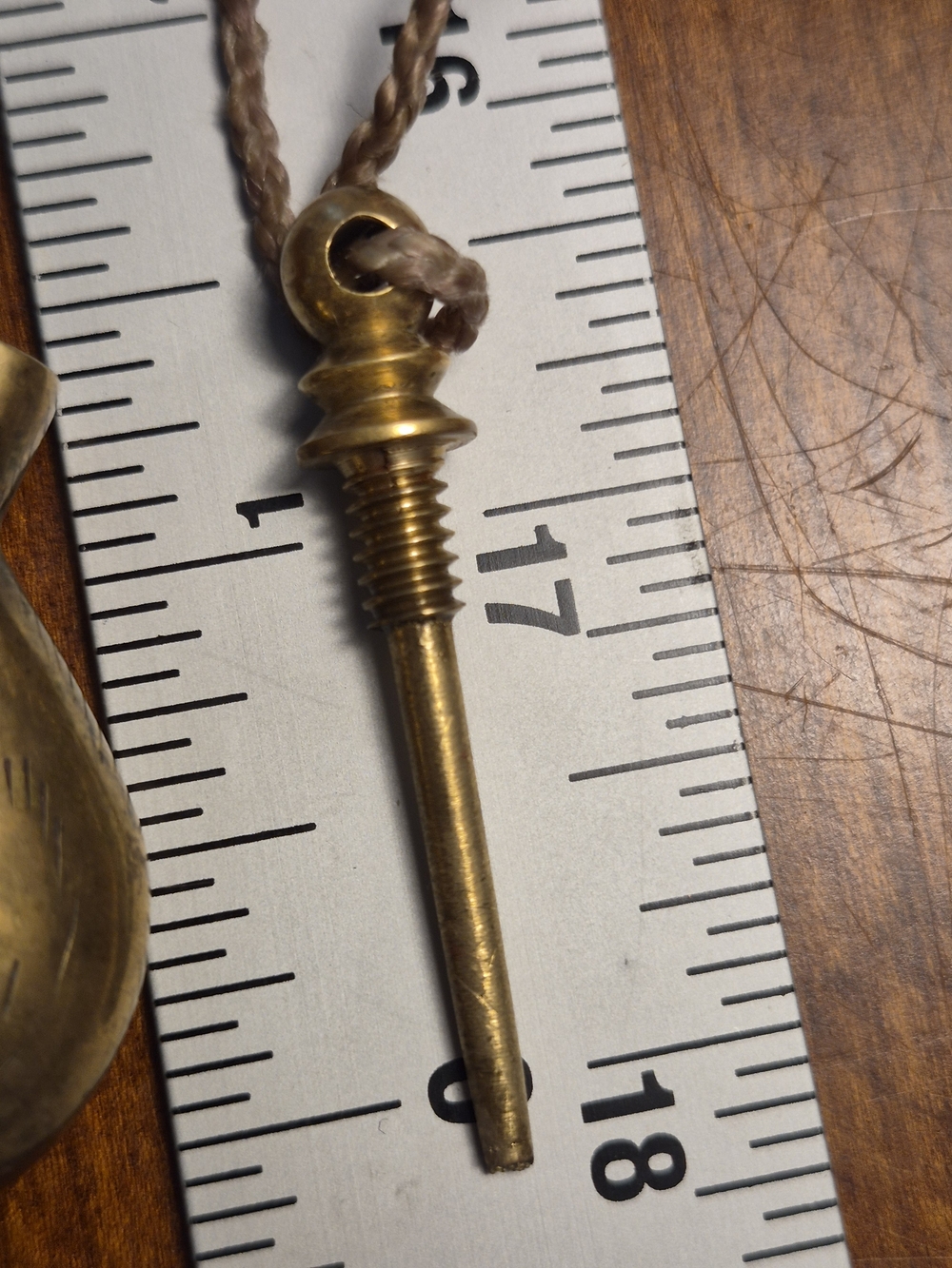Vintage Brass Round Perfume Pendant Necklace - Picture 5 of 8